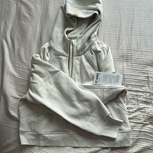 Scuba oversized half-zip hoodie